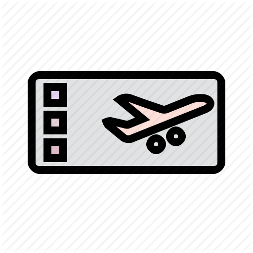 Flight Ticket, Holiday, Ticket, Travel, Vacation Icon