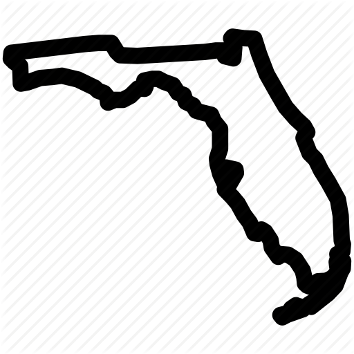 Florida, Florida Map, Florida State, Map Icon