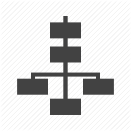 Chart, Diagram, Flowchart, Hierarchy, Organizational, Structure Icon