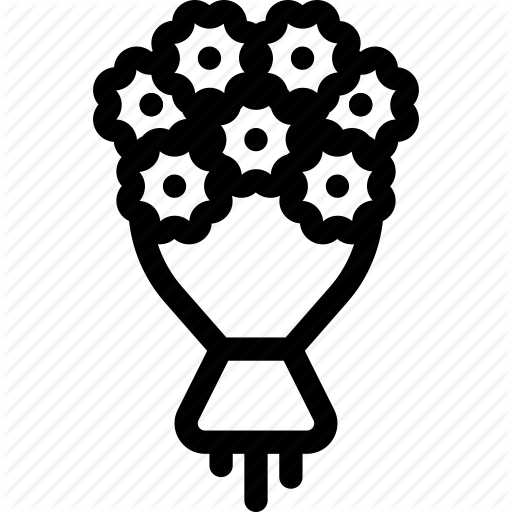 Bouquet, Date, Flower, Romantic, Wedding Icon