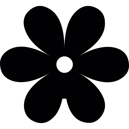 Flower, Silhouette Icon Free Of Map Icons