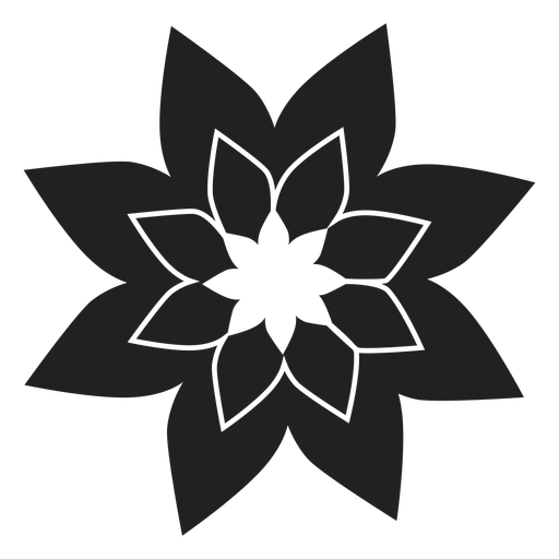 Poinsettia Flower Icon
