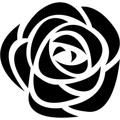 Black Rose Icon