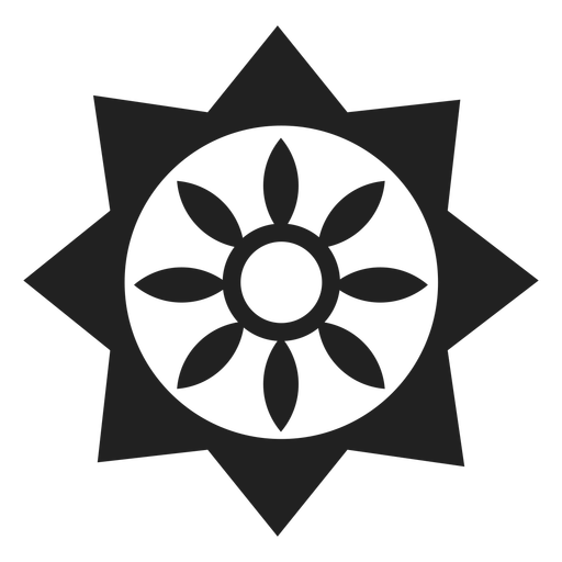 Geometric Flower Icon