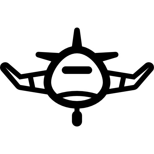 Transport Fly Black Icon