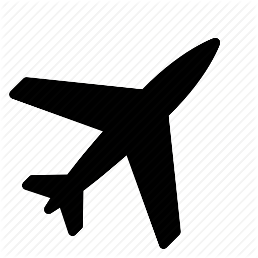 Airplane, Flight, Flying, Plane, Transportation, Travel, Vehicle Icon