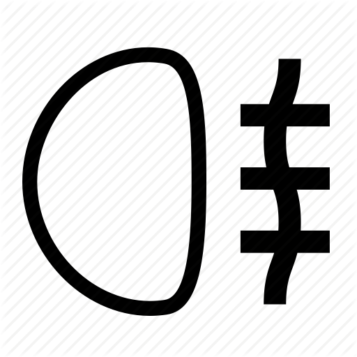 Auto, Fog, Headlight, Light, Rear, Reverse, Reversing Icon