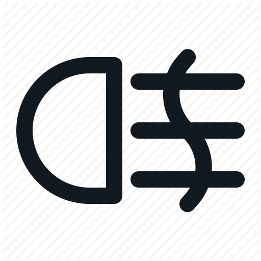 Automobile, Automotive, Car, Fog, L Panel, Vehicle Icon