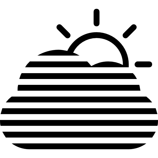 Fog Cloud Hiding The Sun Weather Interface Symbol Icons Free