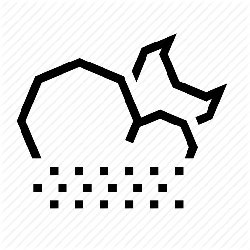 Cloud, Fog, Moon, Night, Weather Icon