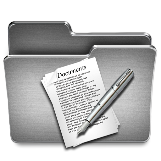 Documents, Folder Icon Free Of Steel System Icons