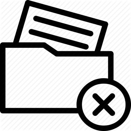 Cross Document, Delete Document, Document, File, Folder
