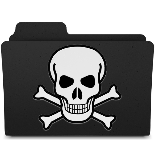 Free Skull Folder Icon Download Skull Folder Icon