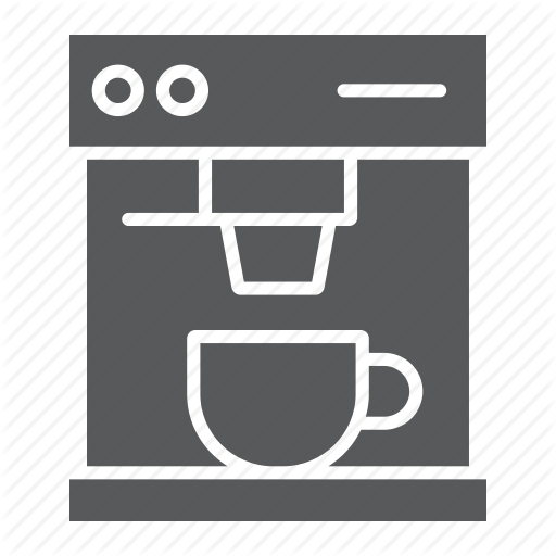 Coffee, Cup, Drink, Espresso, Kitchen, Machine, Maker Icon