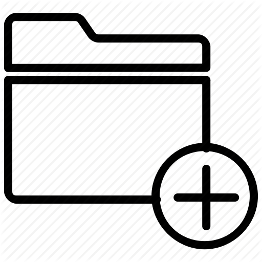 Add Document, Add Files, Add Folder, New Folder Icon
