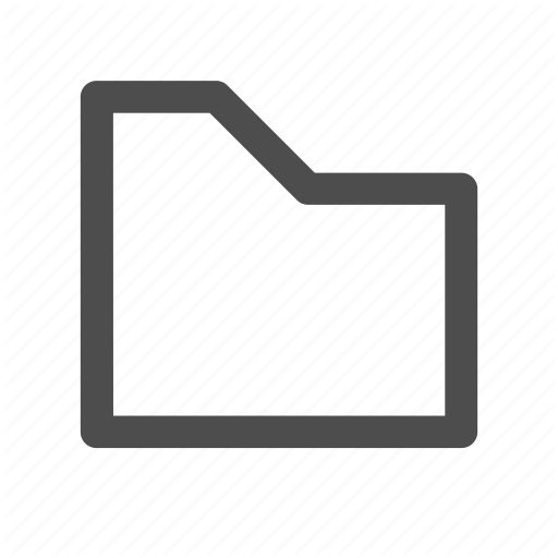 Folder, Icon, Line Style, Vector Icon