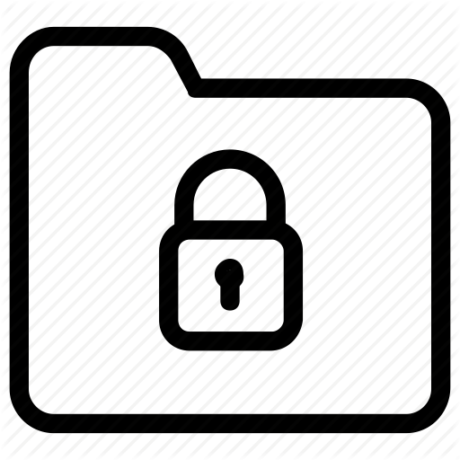 Folder, Lock Icon