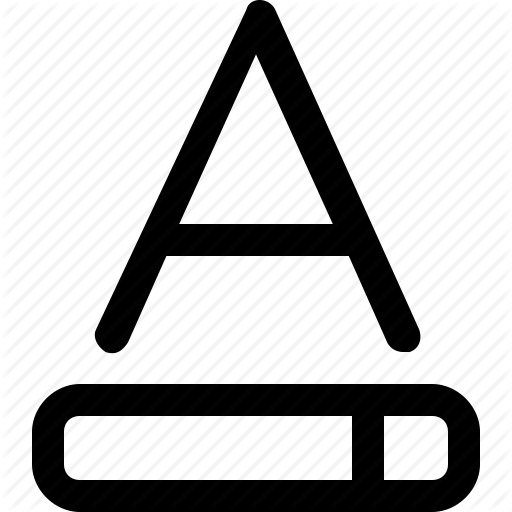 Color, Font, Text Icon