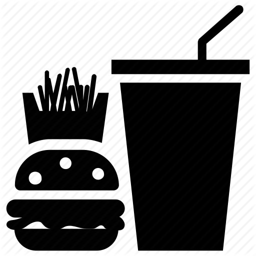 Burger, Drink, Fast Food, Fries Icon
