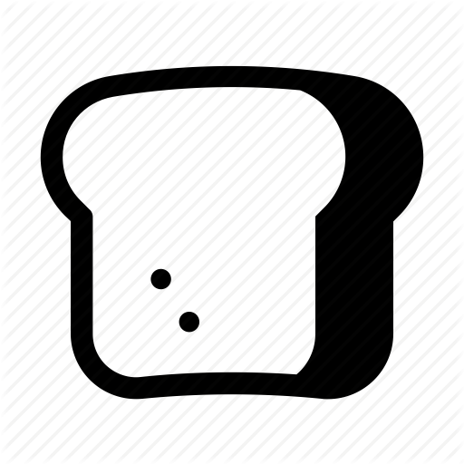 Bread, Breakfast, Food, Lunch, Sandwich, Snacks, Toast Icon
