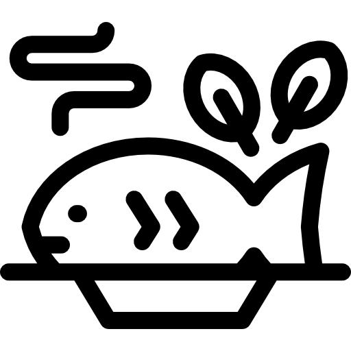 Fish Icon Restaurant Elements Set Freepik