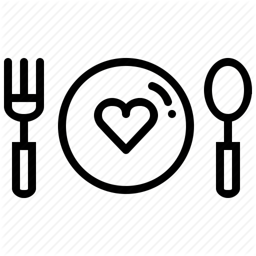 Date, Dinner, Food, Heart, Love, Romance, Valentines Icon