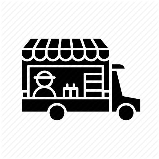 Burger, Food, Truck Icon
