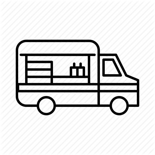 Business, Food, Street, Truck Icon