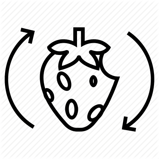 Bio Degradable, Compost, Ecology, Food Waste, Recycle Food Icon