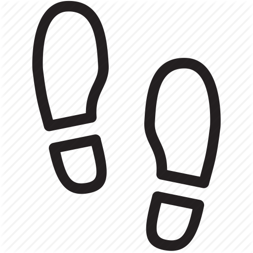 Feet, Foot, Shoes, Step, St Walk, Walking Icon