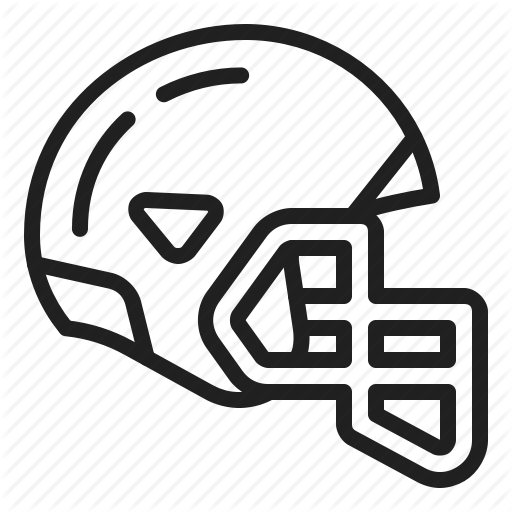 American, Football, Helmet Icon