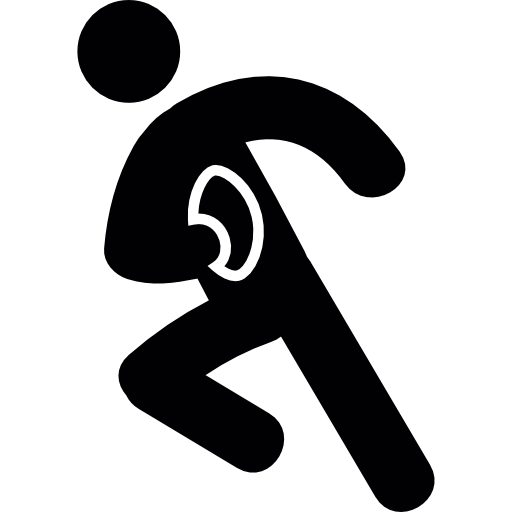 American Football Player Icon Humans Freepik