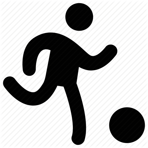 Athlete, Football, Player, Sportsman Icon