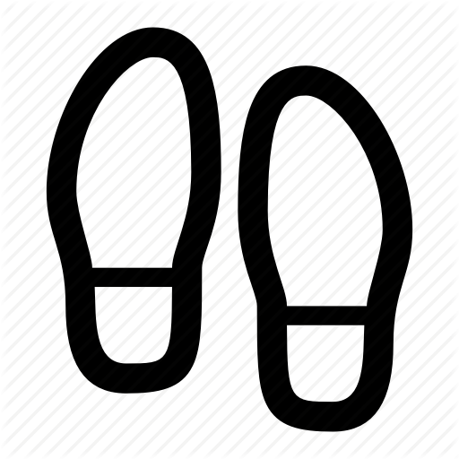 Foot, Footprints, Footst Shoes Icon