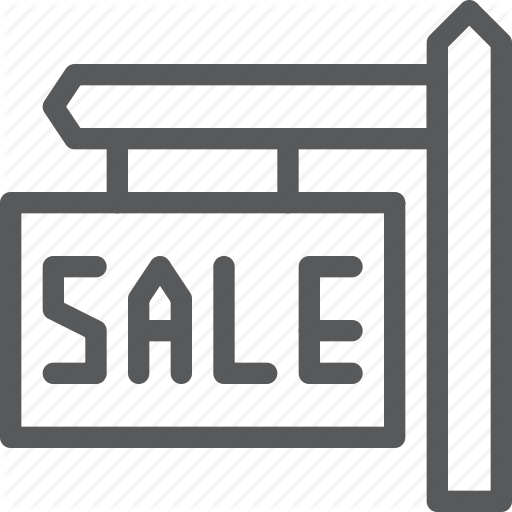 Board, Estate, Info, Real, Sale, Sell, Sign Icon