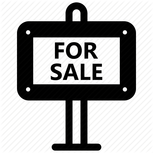For, Sale, Sign Icon