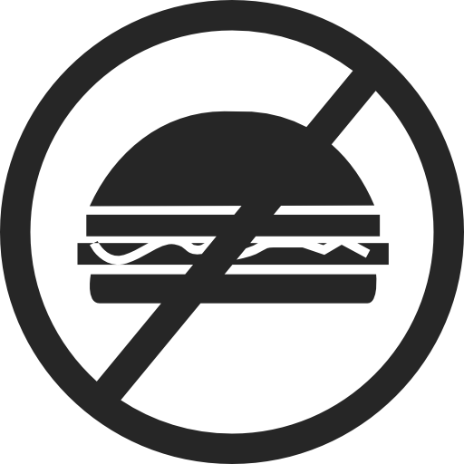 Forbidden To Eat Hamburger Junk Food Icons Free Icons Download