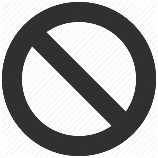 Cancel, Forbidden, No, Pause, Stop Icon