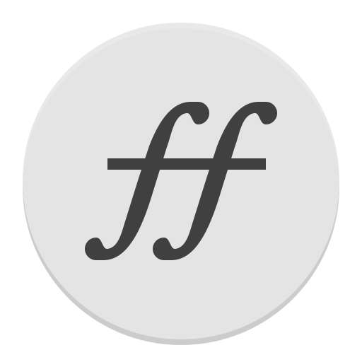 Fontforge Icon Papirus Apps Iconset Papirus Development Team