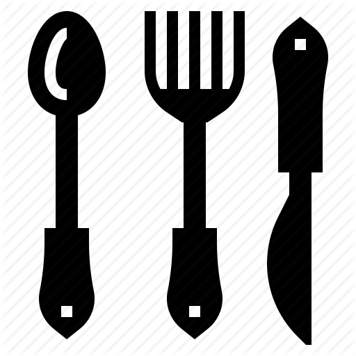 Eating, Equipment, Fork, Knife, Spoon Icon