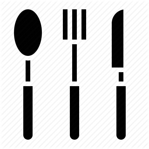 Cutlery, Fork, Knife, Spoon Icon