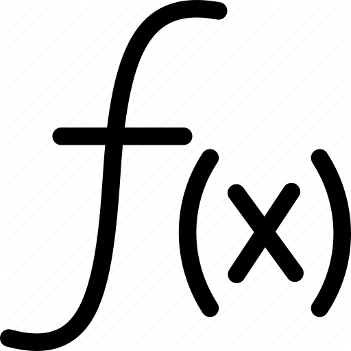 Correlation, F, Formula, Function, Math Icon