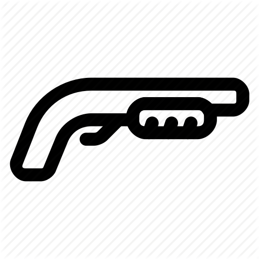 Sawed Off, Shotgun, Weapon Icon