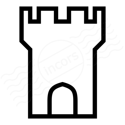 Iconexperience I Collection Fortress Tower Icon