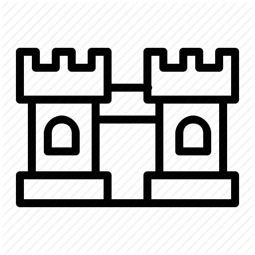 Building, Castle, Defense, Fortress Icon