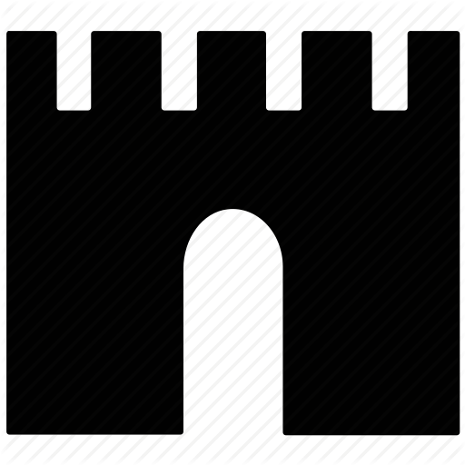 Building, Castle, Fortress, Tower Icon
