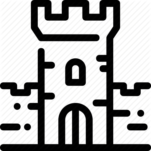 Castle, Fortress, Kingdom, Medieval, Tower Icon