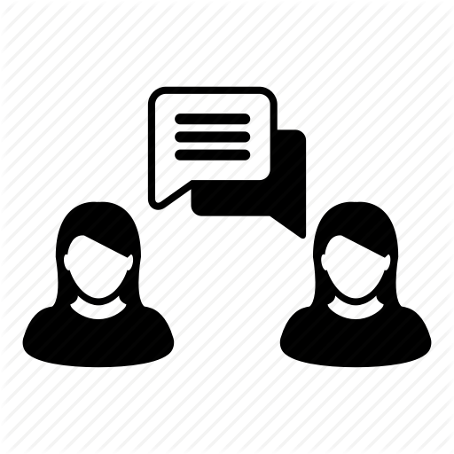 Chat, Discussion, Female, Forum, Message, Talking, Women Icon