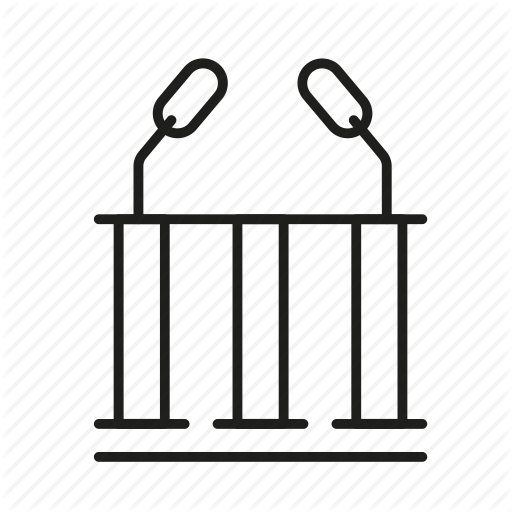 Conference, Congress, Forum, Lection, Meeting, Session Icon