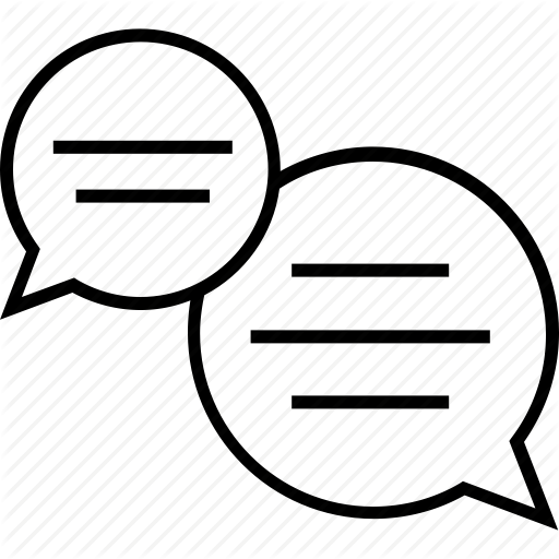 Chat Bubbles, Chat Room, Chatting, Forum, Messenger Icon